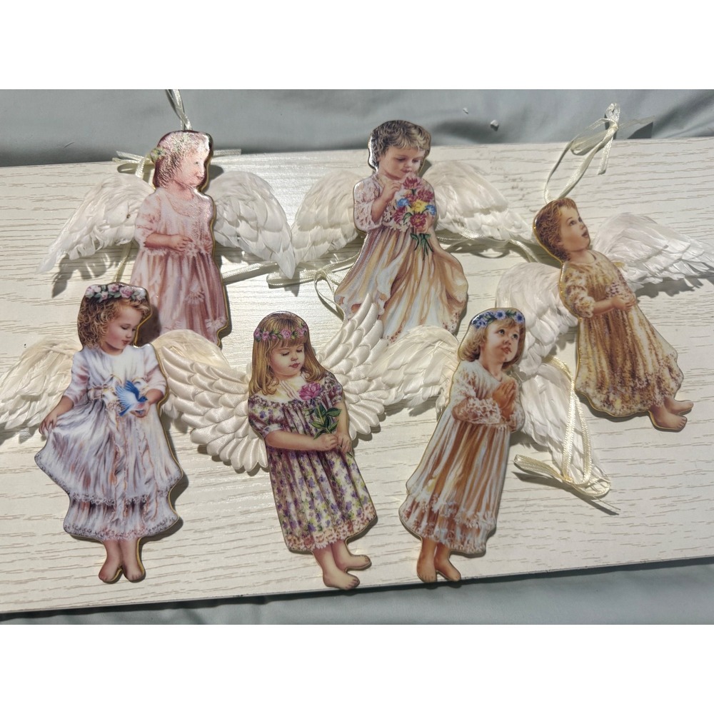 Bradford Editions Dona Gelsinger Heaven's Little Angels Ornament Set of 6